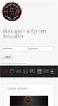 Mobile Screenshot of hex-esports.net